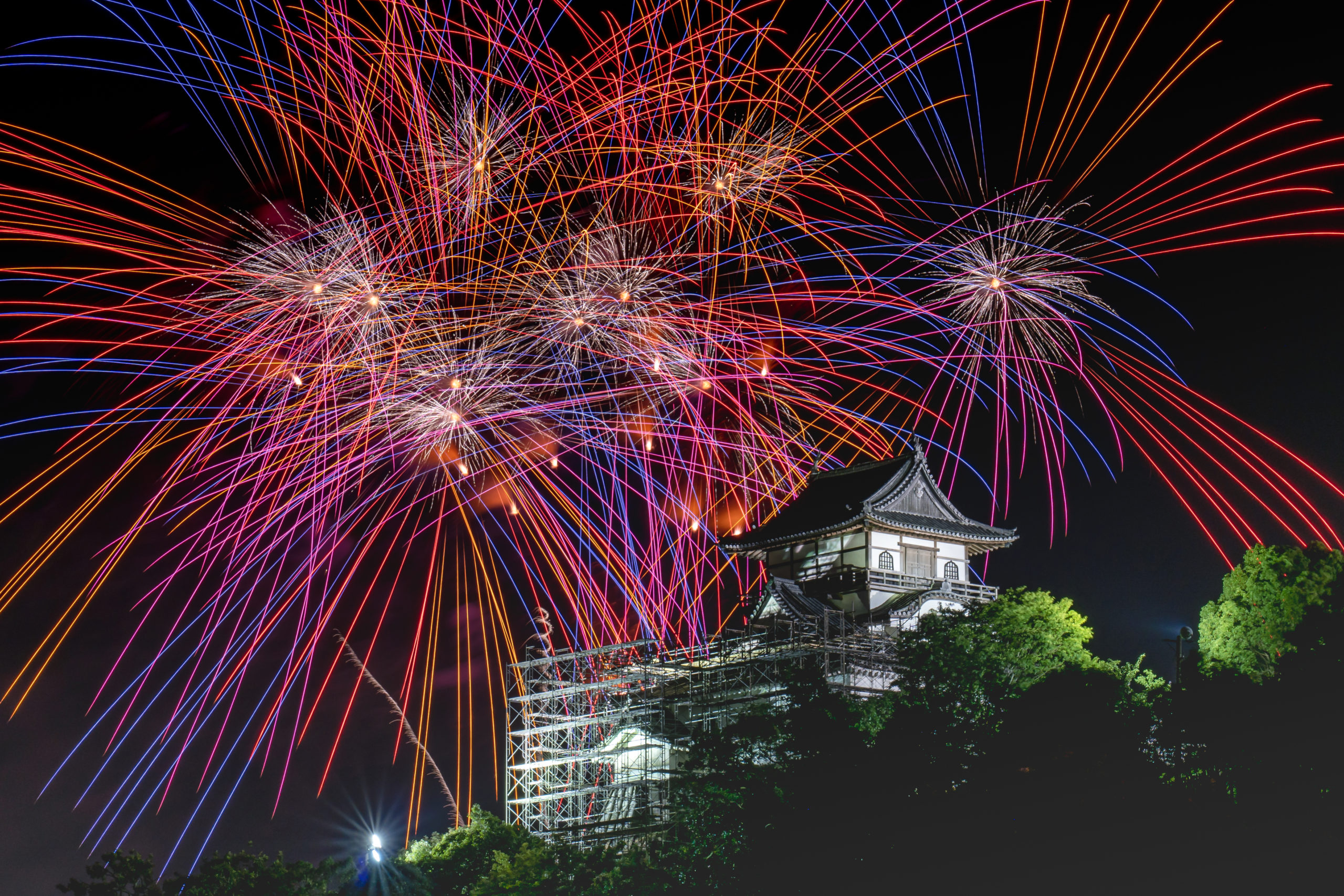 Fireworks Inuyama Castle